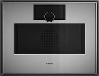Gaggenau GS471120 — Комбинированный паровой духовой шкаф 60 x 45 см Петли двери слева, нержавеющая сталь за дымчатым стеклом