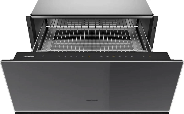 Gaggenau GW252100 — Шкаф для подогрева посуды 60 x 28 см отделка Gaggenau Onyx